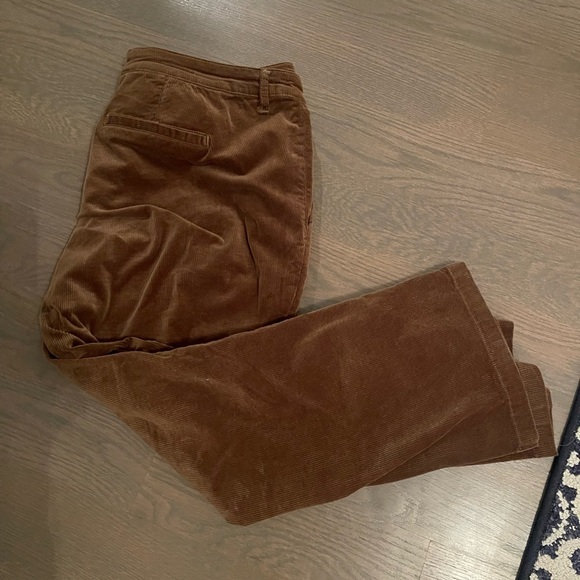Kut From the Kloth Kelsey Ankle Flare corduroy pants brown “mushroom”size 16 W - Picture 9 of 11